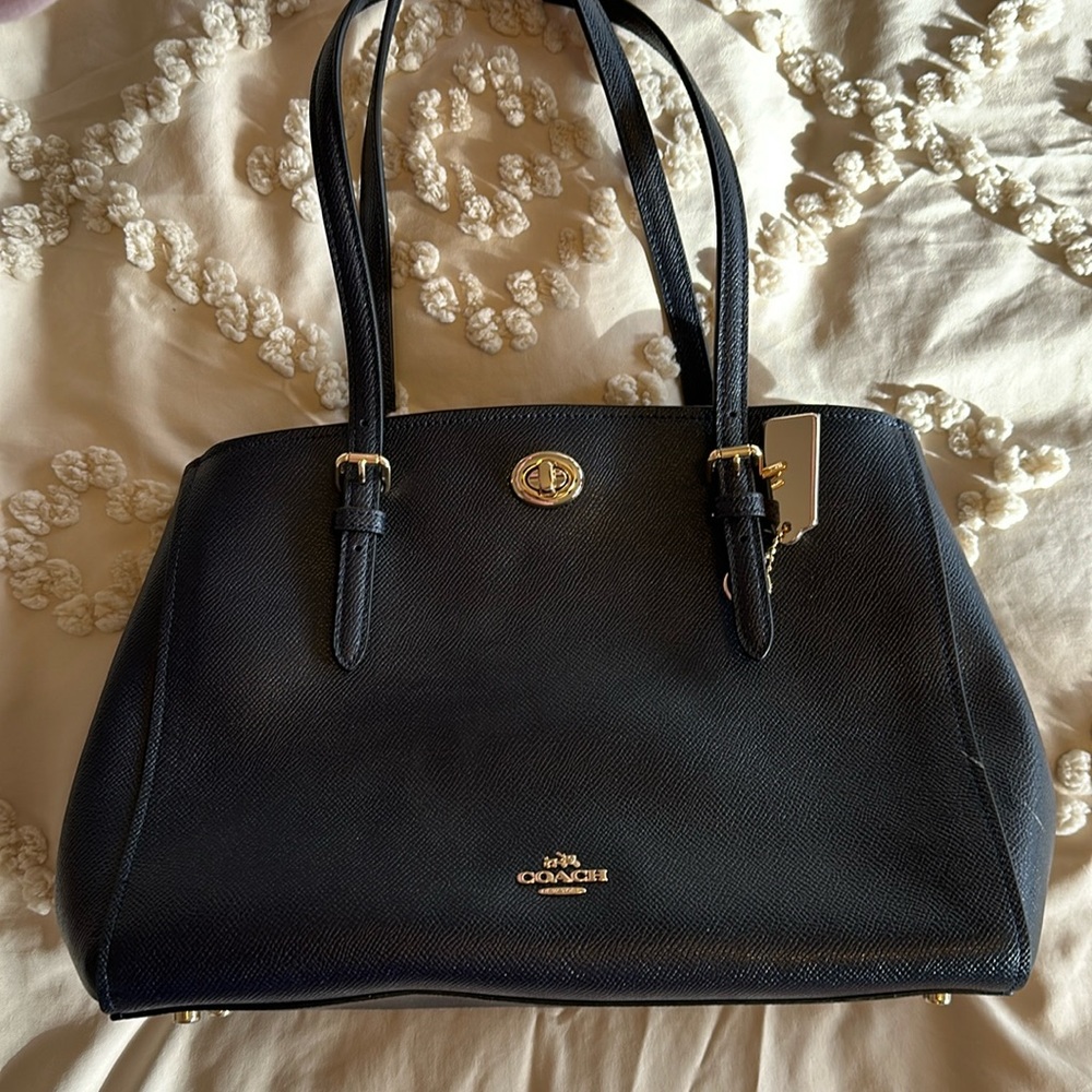 Coach Turnlock Carryall - Dark Blue